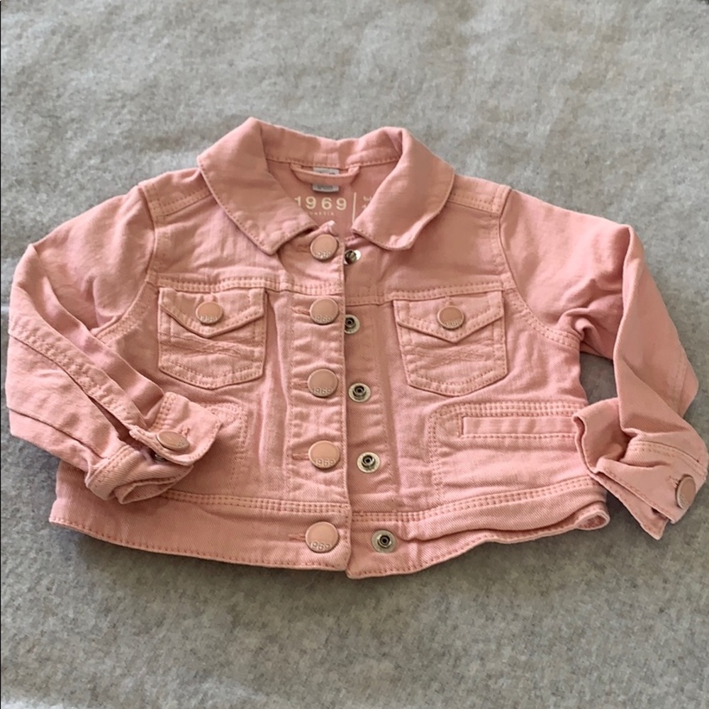 Baby Pink Gap Jean Jacket